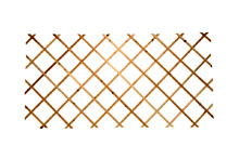Espaliers de fleurs en bois - Extensible, 180/150cm